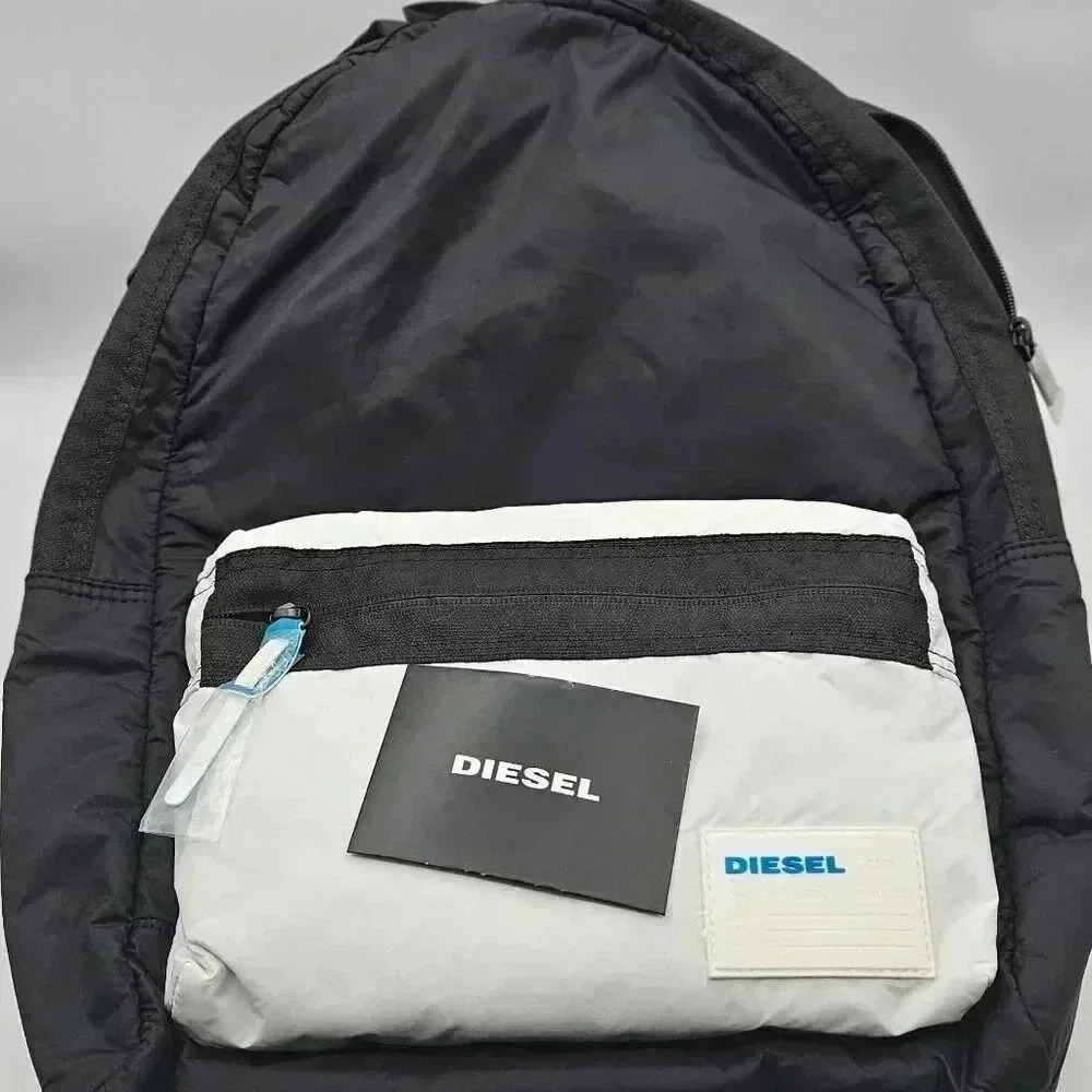 Diesel Black  & White Mirano Backpack
